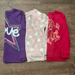 Bundle of Toddler Girl Sweatshirts (5T), 3 Pc